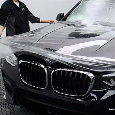 İyi bir fiyat. 7.5mil TPU PPF Araba Boya Koruma Filmi 1.52*15M Sararmaya Karşı Öz Yapışkan Şeffaf çevrimiçi